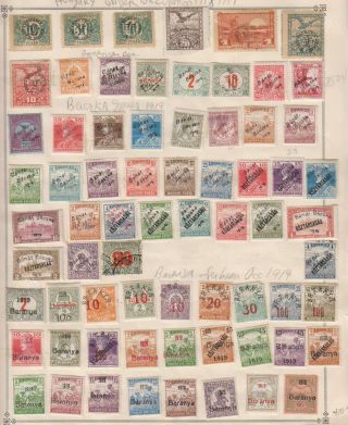 A4346: Hungary Occupation Stamp Collection; Cv $3550