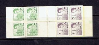 Canada - 1967 Centennial Booklet 63b - Extra Perf Line - With Pane 455ai - Mnh