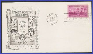 Usa 1067 U/a Aristocrats Fdc Armed Forces Reserve