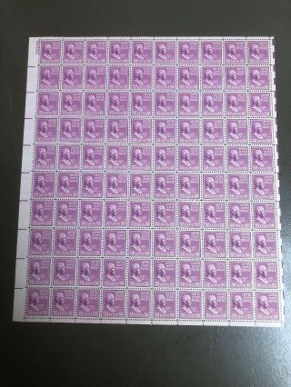 Us Sheet Scott 831 50c Stamp William Taft Sheet Of 100 Mnh Og