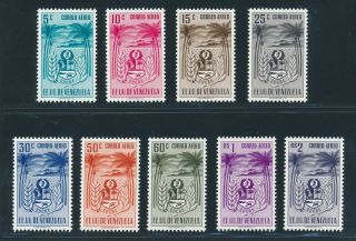 Venezuela 1952,  Mi.  811 - 19 /mnh,  " Sucre ",  Airmails,  Very Fresh And Fin |a17576
