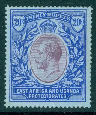Sg 60 East Africa & Uganda 1912 - 21 20r Purple And Blue Lightly Mounted