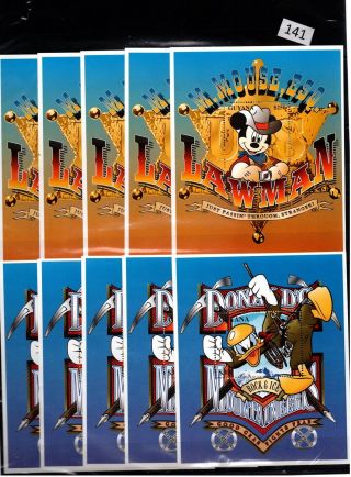// 5x Guyana - Mnh - Disney - Cartoons - Mickey - Donald - Cowboys