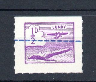 Lundy: 1/2d Small Air Stamp Mounted