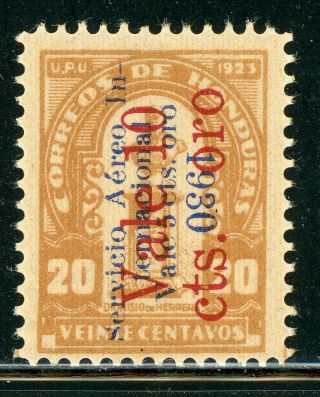 Honduras Mnh Air Post Specialized: Scott C29a 10c/5c/20c " 1930 " Down $$$