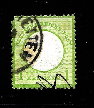 Hick Girl Stamp - German Sc 21 Eagle With Large Shield Y5170
