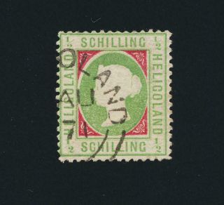 Heligoland 1869,  ½sch (, Schultz Certificate,  3 Signiatures) Vfu Sg 6 Mi 6a €320