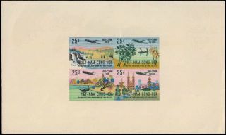 South Vietnam 1972 - Imperf Deluxe Card Mnh - Boeing 727,  Vietnam Airlines