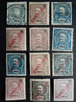 Portugal/zambesia Rarely Seen Great Old & Stamps As Per Photo