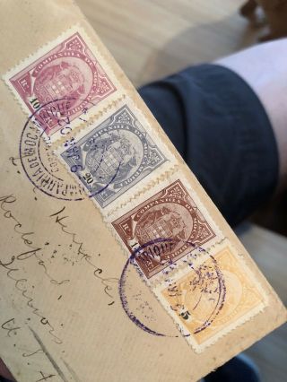 Rare 1902 Mozambique (Portuguese Colonial) To USA Postal Cover 2