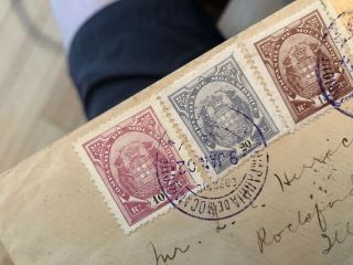 Rare 1902 Mozambique (Portuguese Colonial) To USA Postal Cover 3