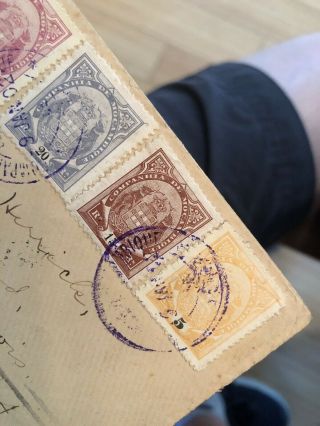 Rare 1902 Mozambique (Portuguese Colonial) To USA Postal Cover 4