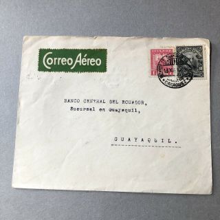 Z) Air Mail Cover Ecuador 1929
