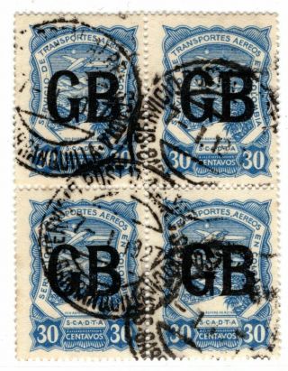 Great Britain - Colombia - Scadta Consular - 30c Block - 1927 - Sc Clgb55
