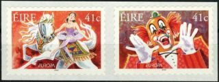 Ireland - 2002 Europa Cept (self Adhesive) " The Circus " Mi:1432 - 3 Mnh