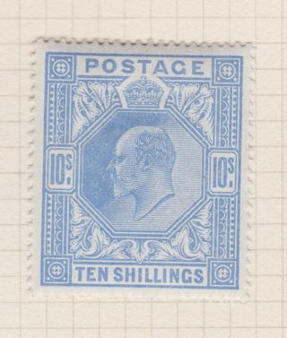 Gb Stamps King Edward Vii 1911 10/ - Somerset House 319 Mounted On Page