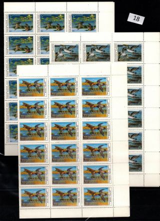 / 36x Russia - Mnh - Folded Sheets - 1990 - Nature - Birds -