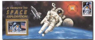 Sts - 68 Flown Apollo 11 Anniversary $9.  95 Stamp Usps Cover - 11f152