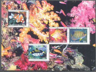 Australia - Fish Of The Reef Limited Printing Fine Min Sheet - 2010
