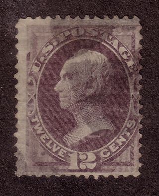 Scott 140 12c Henry Clay Violet Grill