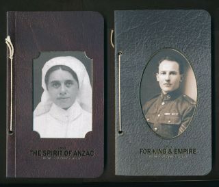 Zealand 2014 - 15 World War I 2 Booklets Nh Soldier Nurse Face Value Nz$55.  20