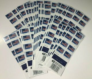 Usps Us Flag 2019 (forever) 50 Booklets Of 20 Stamps Each = 1,  000 Stamps