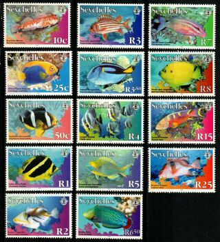 Seychelles Stamps Fish 2003 2005 2010 2012 Mnh