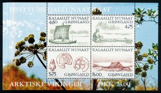 Greenland.  1999.  Arctic Vikings,  Souvenir Sheet,  Mnh (gr348)