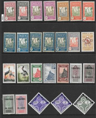 Niger Stamps,  Most,  Not Hinged,  Hinged,  Nly A Few (6),  9 Scans