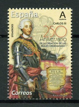 Spain 2019 Mnh Royal Ordinances Carlos Iii 250th Anniv 1v Set Royalty Stamps