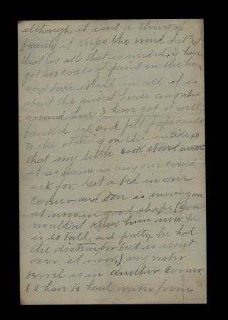 1883 Dakota Territory - INDIAN TRADER LETTER,  Describes Living Conditions 3