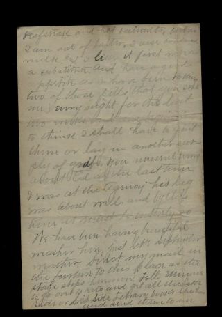 1883 Dakota Territory - INDIAN TRADER LETTER,  Describes Living Conditions 5