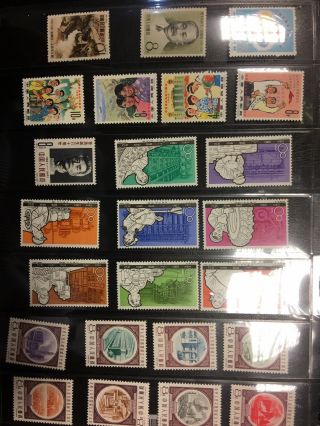 China Stamps 1950 - 1970s All Full Sets