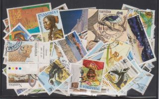A5806: (150) Modern Namibia Stamps; High Values