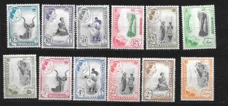 Swaziland Sc 80 - 91 Nh Issue Of 1961 - Animals - Local Life