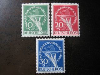 Berlin Germany Mi.  68 - 70 Scarce Mnh Stamp Set Cv $420.  00
