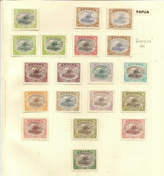 Papua 1911 - 22 Lakatoi Study On Leaves.  (50)