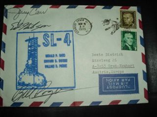 Skylab 4 Launch Ksc Orig.  Signed Crew,  Space