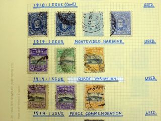 URUGUAY Mint/Used,  Airmail,  Sets,  etc.  on Pages.  (124 pics) 8