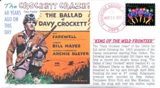 Coverscape Computer Designed 60th Anniversary Of The " Davy Crockett Craze " Cover