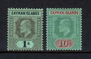 Cayman Islands 29 - 30 Very Fine Gum Hinged Duo