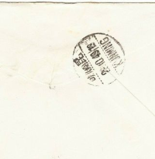 CHINA to USA POW 1949 中國香港 CANCELS POSTMARKS POSTAL ENVELOPE COVER CHINESE STAMP 4