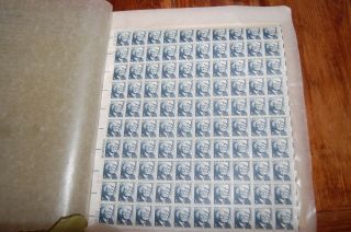 Postage Stamps Full Sheet Frank Lloyd Wright 2 Cent & Pen & Quill 1 Cent