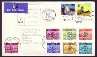 Rhodesia 1970 Invalid Stamps Cover - Guernsey Postage Dues Group