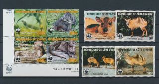 Lk48558 Ivory Coast Animals Fauna Flora Wildlife Fine Lot Mnh