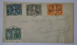 China,  1921 Postal Service,  On Cover With Cancels 8 Days Earlier Than Issue Date