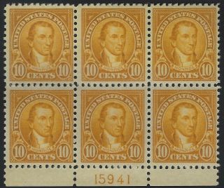 Us Stamps - Sc 562 - Plate Block - Never Hinged - Mnh - Xf (b - 004)