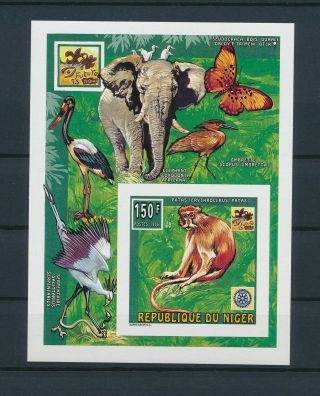 Lk49815 Niger 1996 Imperf Animals Fauna Flora Wildlife Good Sheet Mnh