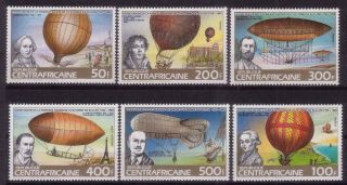 Central Africa 1983 200th Anniv Of 1st Balloon Flight By Montgolfiere Ii C5366