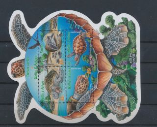 Lk50280 Wallis Et Futuna Turtles Animals Fauna Reptiles Good Sheet Mnh